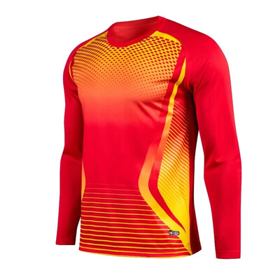 Muški nogometni vratarski dresovi Gornji dijelovi Survetement nogometni vratarski dres Ragbi majice Sportska oprema Štitnik za lakat Prilagođeni print