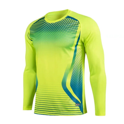 Muški nogometni vratarski dresovi Gornji dijelovi Survetement nogometni vratarski dres Ragbi majice Sportska oprema Štitnik za lakat Prilagođeni print