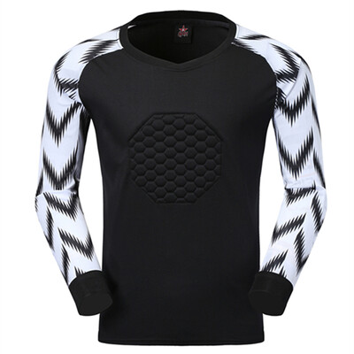 Muži Deti Rugby Futbal Brankárske dresy Futbalové brankárske dresy Brankárske športové súpravy Chránič hrudníka na lakte s potlačou na mieru