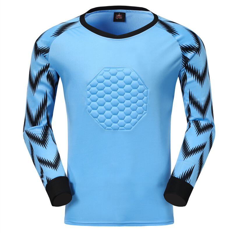 Muži Deti Rugby Futbal Brankárske dresy Futbalové brankárske dresy Brankárske športové súpravy Chránič hrudníka na lakte s potlačou na mieru