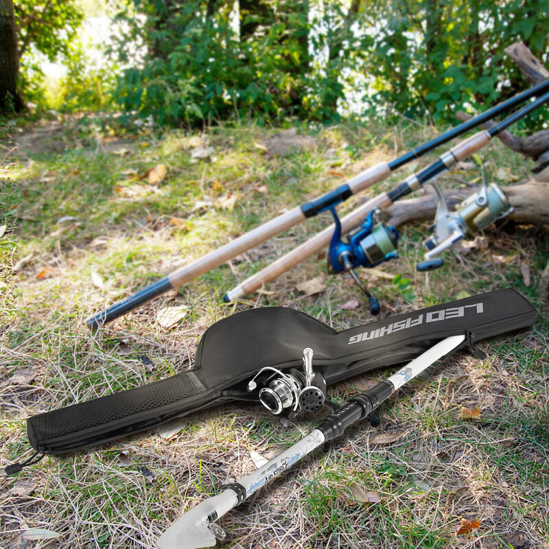 Torba za štap za pecanje 85 cm/106 cm/126 cm, prijenosni štap za pecanje, torba za kolut, torba za pohranu na rame, pribor, zaštitni nosač, izdržljiva torbica