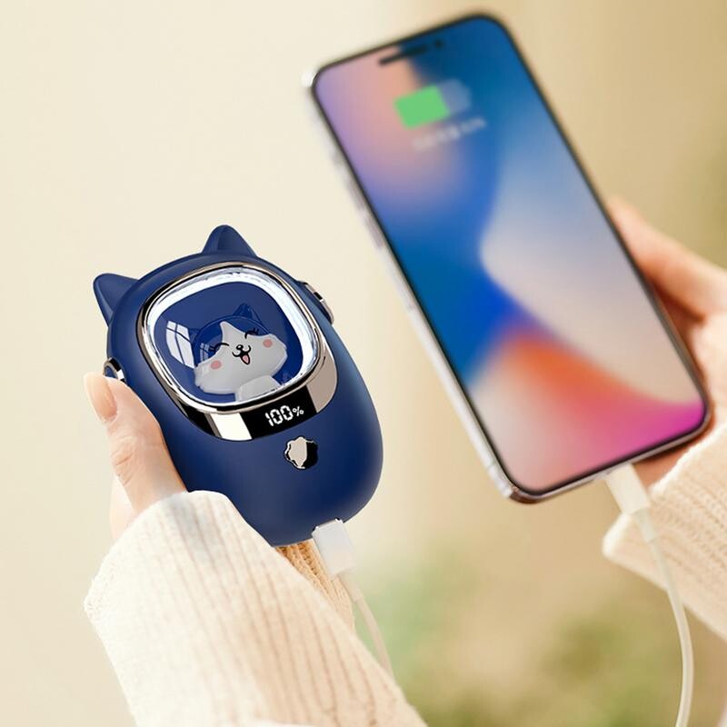 Električni grijač za ruke 2 u 1 USB punjivi džepni grijač za ruke 3000mAh Mobile Power Bank Zimski grijači za ruke s brzim zagrijavanjem