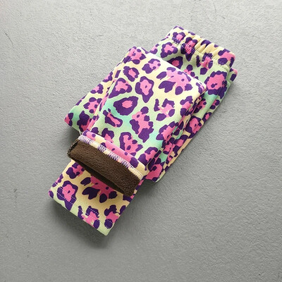 Dievčenské tenké flísové legíny, jarné a jesenné dievčenské nohavice, zimné, detské, sladké retro maskáčové kvetinové úzke nohavice, detské oblečenie