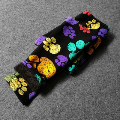 Dievčenské tenké flísové legíny, jarné a jesenné dievčenské nohavice, zimné, detské, sladké retro maskáčové kvetinové úzke nohavice, detské oblečenie