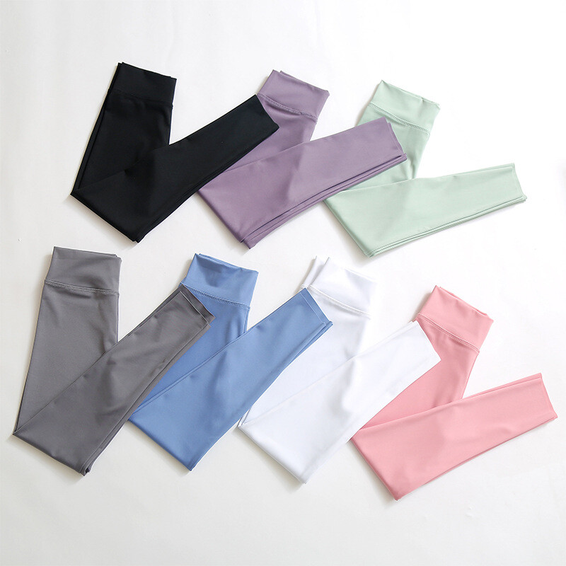 Detské legíny s vysokým pásom, ležérne, po členky, jarné, detské, na cvičenie, jogu, batoľa, úzke nohavice