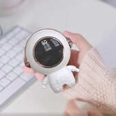 Električni grijač za ruke za višekratnu upotrebu Električni prijenosni džepni grijač u obliku astronauta, topla i hladna zaštita, alat savršen za vanjsku upotrebu