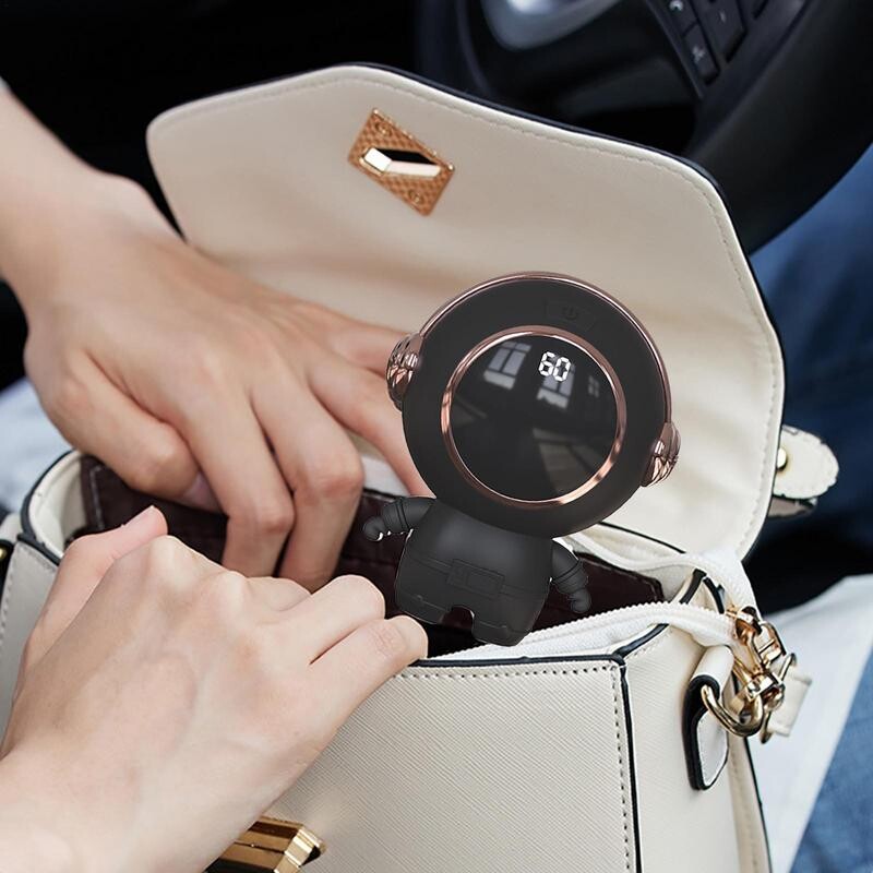 Električni grijač za ruke za višekratnu upotrebu Električni prijenosni džepni grijač u obliku astronauta, topla i hladna zaštita, alat savršen za vanjsku upotrebu