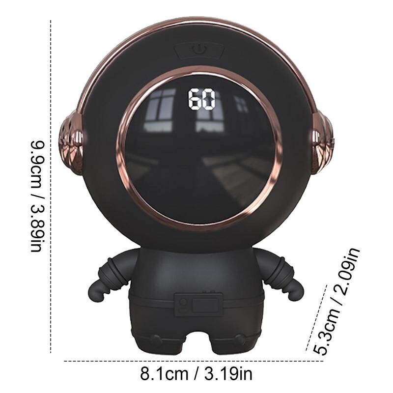 Električni grijač za ruke za višekratnu upotrebu Električni prijenosni džepni grijač u obliku astronauta, topla i hladna zaštita, alat savršen za vanjsku upotrebu