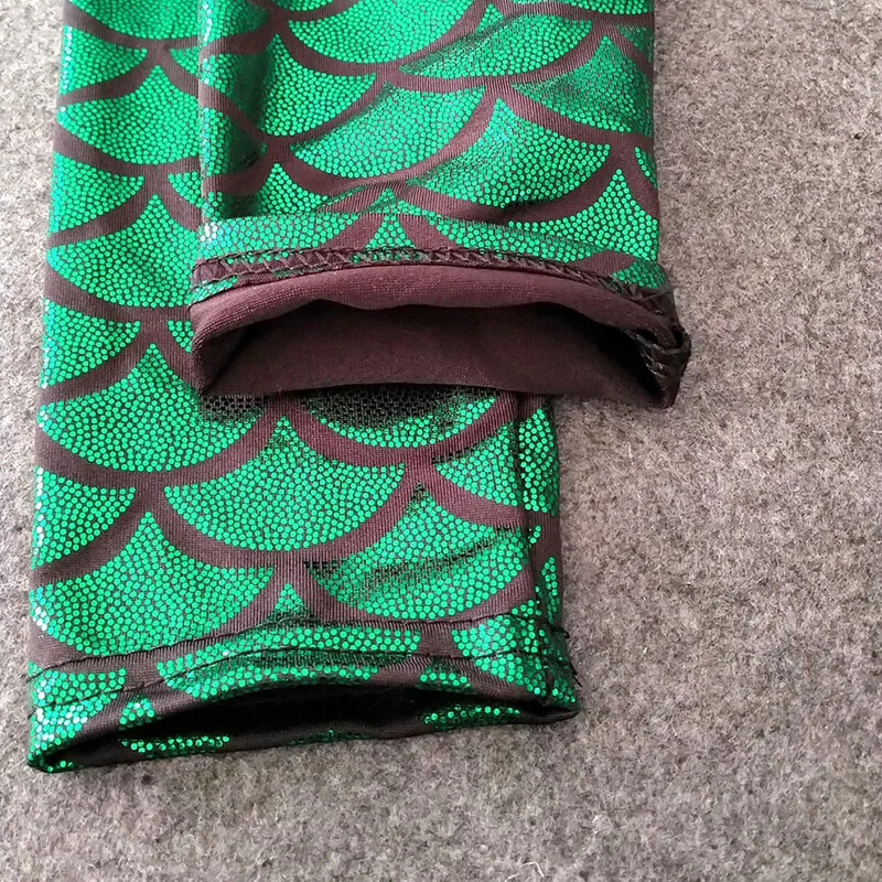 Proljeće Jesen Tajice za djevojčice Tajice sirena Hlače za djevojčice Dječje šarene svjetlucave hlače Dječje uske hlače Dječja odjeća