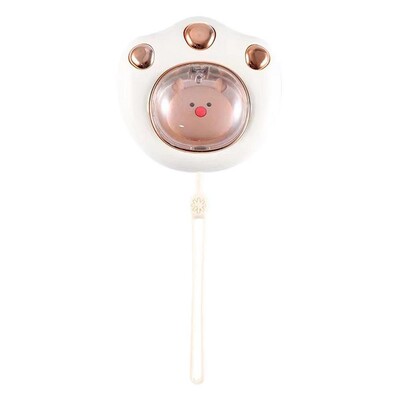 Încălzitor de mână electric de 2400 mAh Încălzitor cu LED reîncărcabil prin USB Încălzire rapidă de buzunar Mini încălzitor de mână drăguț cu gheare de pisică Încălzitor de mâini de iarnă