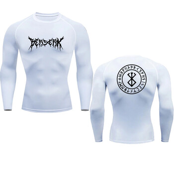 Аниме Berserk Compression Tshirt Мъжка фитнес тениска с дълъг ръкав Спортна тениска Тренировъчни тениски за джогинг Фитнес спортно облекло Бързосъхнещо