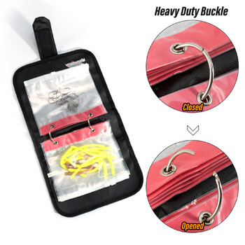 Fishing Lure Protector, Fishing Soft Lure Bag, Soft Bait Binder, Storage Spinner Jig Worm Spinnerbait bag, Αδιάβροχη, Πτυσσόμενη