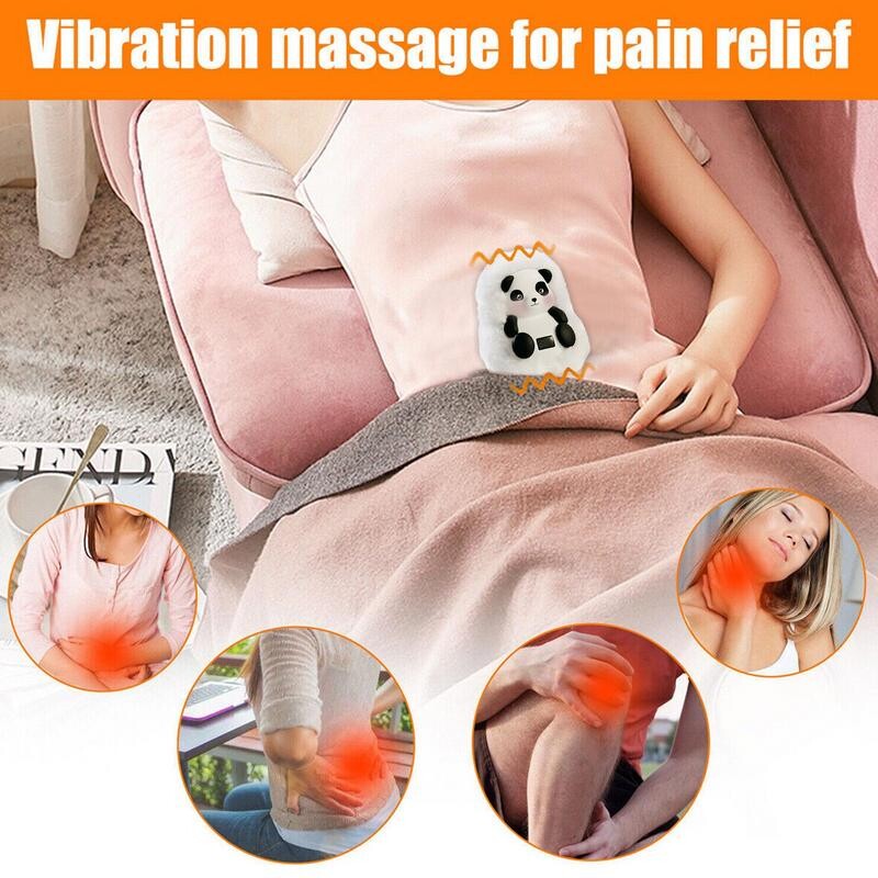 Încălzitoare de mână de buzunar Panda drăguț, reîncărcabilă prin USB, geantă de pluș pentru căldură pentru mâini, cu temperatură reglabilă pentru prieteni de familie