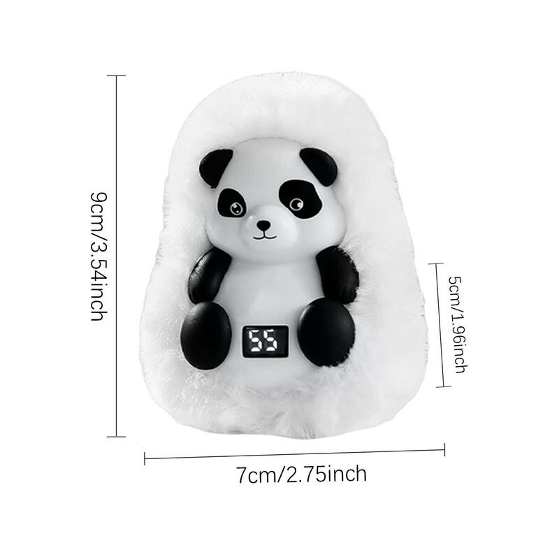 Încălzitoare de mână de buzunar Panda drăguț, reîncărcabilă prin USB, geantă de pluș pentru căldură pentru mâini, cu temperatură reglabilă pentru prieteni de familie