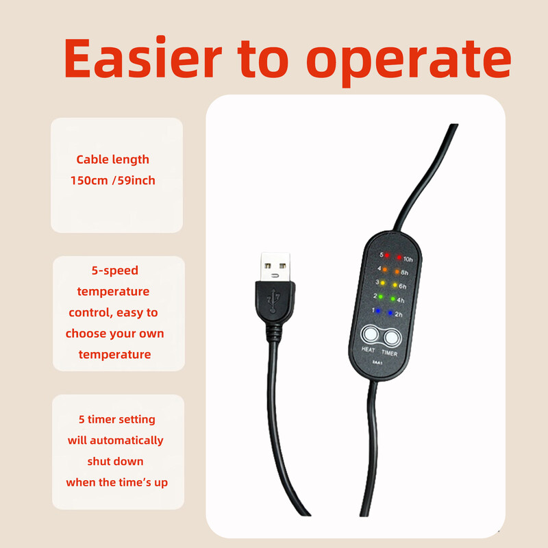 1kom USB grijana ljupka plišana mačka za bacanje jastuka lutka punjena životinja jastuk električni grijač za razdoblje menstrualnih grčeva