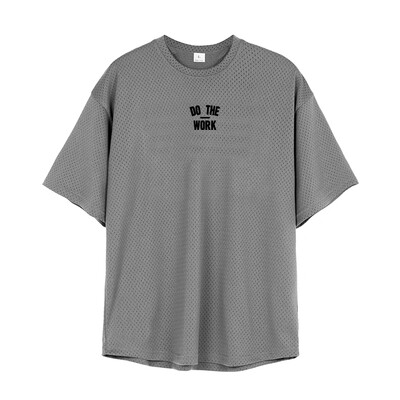 Hip Hop Oversize Široka majica za fitness Modne muške majice za trening za trčanje u teretani Ljetne mrežaste brzosušeće ležerne majice kratkih rukava