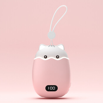 Cute Pet Cartoon Cat Silicone Charging Treasure Warm Hand Treasure USB 2-in-1 Mini Portable Warmer Αυτοθερμαινόμενο Θερμαντήρα Χεριών