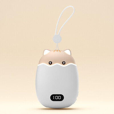 Cute Pet Cartoon Cat Silikonsko punjenje Treasure Warm Hand Treasure USB 2-u-1 Mini prijenosni grijač Samogrijaći grijač za ruke