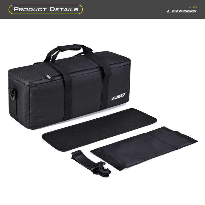 Sea.Yolo pravokutna torba za pecanje na ledu Najlonska prijenosna torba za štap za ribolov na jedno rame od najlona 55 cm