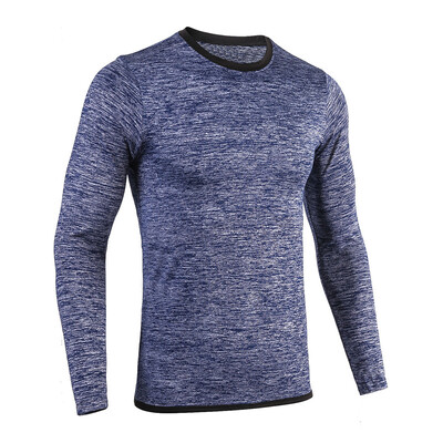 Muškarci Nogometni dres Dugih rukava Sportska majica Brzosušeća majica za fitness Kompresijska majica za bodybuilding Košarkaška sportska odjeća