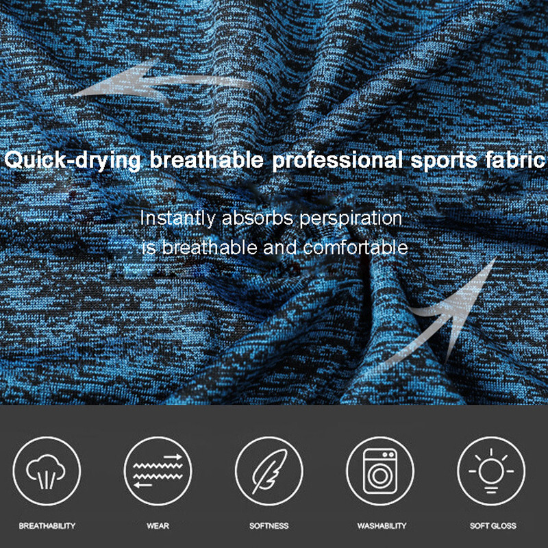 Muškarci Nogometni dres Dugih rukava Sportska majica Brzosušeća majica za fitness Kompresijska majica za bodybuilding Košarkaška sportska odjeća