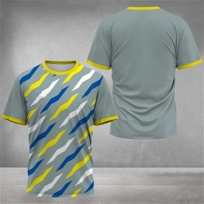 Nova modna odjeća za trening, muška prozračna, brzosušeća, opuštena majica kratkih rukava koja upija znoj, kratkih rukava, sport, fitnes, košarka