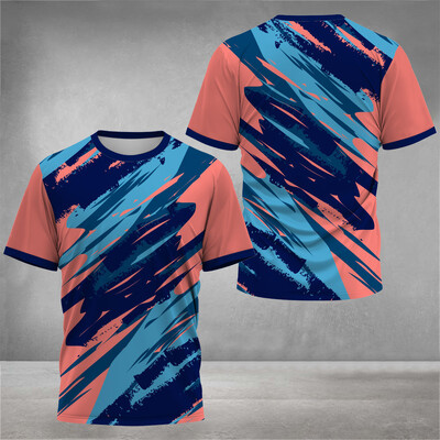 Nova modna odjeća za trening, muška prozračna, brzosušeća, opuštena majica kratkih rukava koja upija znoj, kratkih rukava, sport, fitnes, košarka