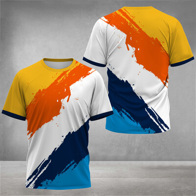 Nova modna odjeća za trening, muška prozračna, brzosušeća, opuštena majica kratkih rukava koja upija znoj, kratkih rukava, sport, fitnes, košarka