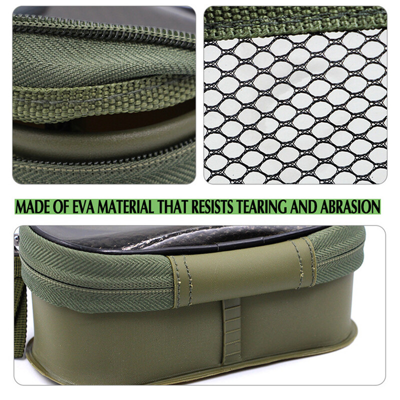 Prenosná rybárska taška, rybársky navijak, háčik na návnadu, úložné puzdro, malé vedro z EVA peny, vodotesný organizér na rybárske náčinie na kapry a krabička na náradie