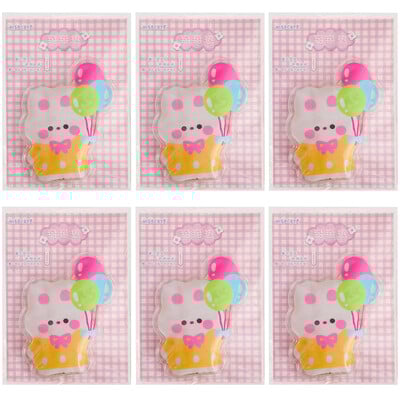 6 buc. Încălzitor de mâini cu gel reutilizabil de iarnă, pachet cu autoîncălzire instantanee.