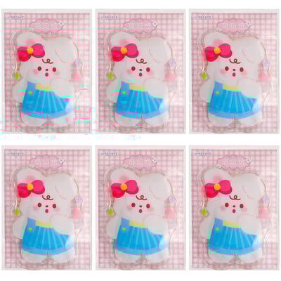 6 buc. Încălzitor de mâini cu gel reutilizabil de iarnă, pachet cu autoîncălzire instantanee.