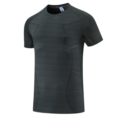 Sportske T muške printove Ljetne brzo sušeće majice za vježbanje za trčanje Modna majica s O izrezom Prozračna muška majica za trening