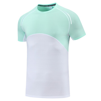 Sportske T muške printove Ljetne brzo sušeće majice za vježbanje za trčanje Modna majica s O izrezom Prozračna muška majica za trening