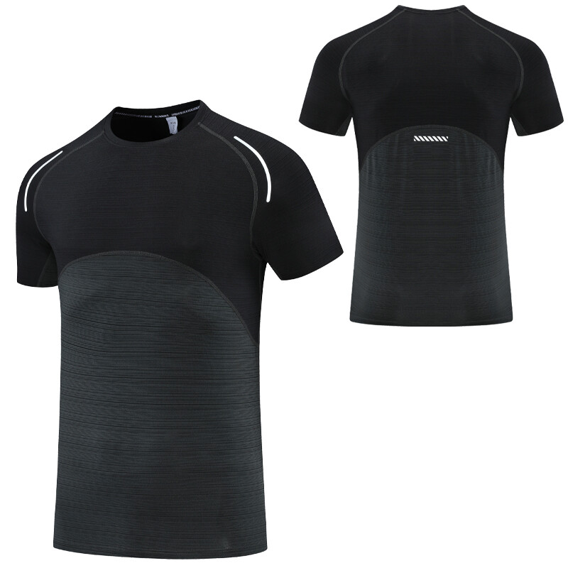 Sportske T muške printove Ljetne brzo sušeće majice za vježbanje za trčanje Modna majica s O izrezom Prozračna muška majica za trening