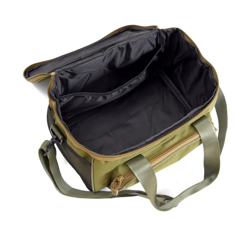 Torba za pribor za pecanje Vodootporna torba za kolut s varalicama za pecanje velikog kapaciteta Prijenosna torba za ribolov na rame za ribolov na otvorenom