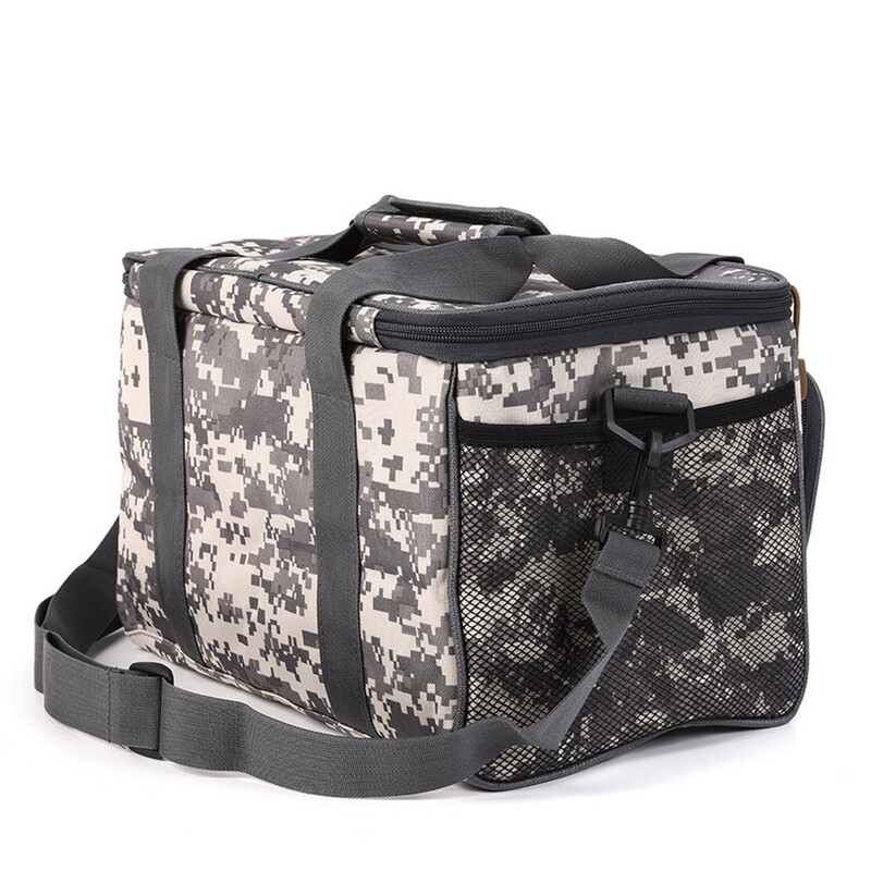 Torba za pribor za pecanje Vodootporna torba za kolut s varalicama za pecanje velikog kapaciteta Prijenosna torba za ribolov na rame za ribolov na otvorenom