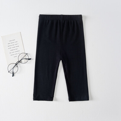 Dievčenské legíny, letné detské nohavice po kolená, bavlnené cukríkové farby, detské nohavice, spodná bielizeň pre tínedžerky, skrátené legíny