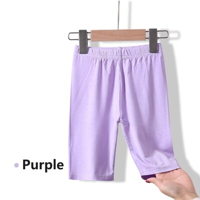 Hlače za djevojčice Hlače do teleta Elastične dječje tajice Dječje uske hlače Hlače Jednobojne 2-12Y skraćene donje hlače Tajice