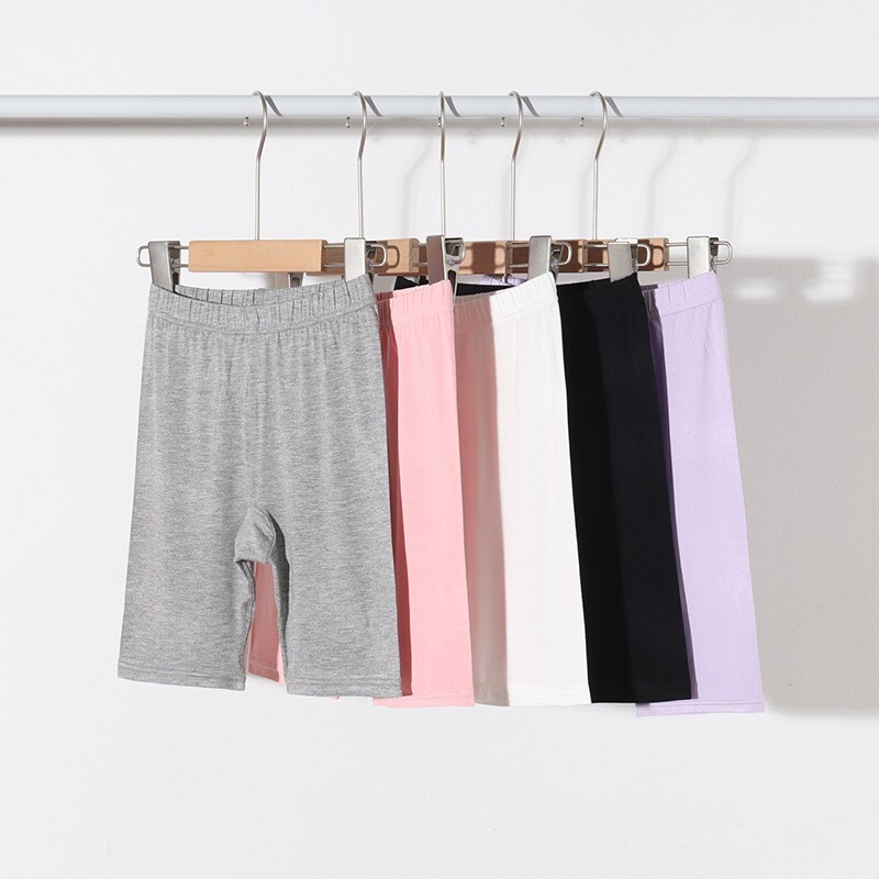 Hlače za djevojčice Hlače do teleta Elastične dječje tajice Dječje uske hlače Hlače Jednobojne 2-12Y skraćene donje hlače Tajice