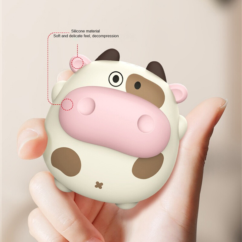 2 u 1 Power Bank grijač za ruke USB punjenje Mini prijenosni protueksplozioni grijač za ruke USB punjenje Poklon za Noć vještica Gril mama