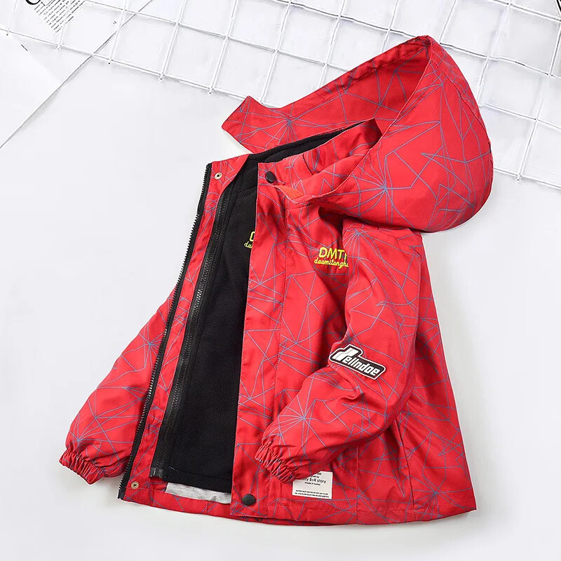 2024 Jakne za dječake Srednje i starije Dječje deblje jakne Jesenska odjeća Nova dječja odjeća Otporna na vjetar koja se može skinuti