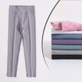 Ανοιξιάτικο κολάν γιόγκα για κοριτσάκια Solid παιδικό λεπτό καλσόν Φούτερ 2+y Παιδικό καθημερινό παντελόνι Φθινοπωρινό νήπιο Skinny Cropped παντελόνι