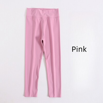 Ανοιξιάτικο κολάν γιόγκα για κοριτσάκια Solid παιδικό λεπτό καλσόν Φούτερ 2+y Παιδικό καθημερινό παντελόνι Φθινοπωρινό νήπιο Skinny Cropped παντελόνι