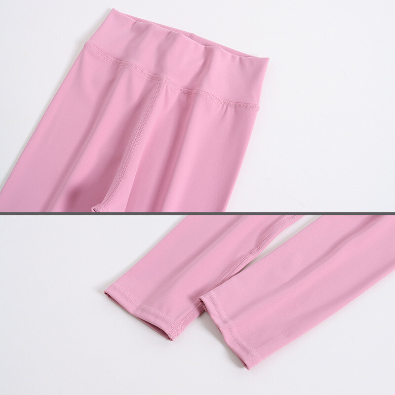 Ανοιξιάτικο κολάν γιόγκα για κοριτσάκια Solid παιδικό λεπτό καλσόν Φούτερ 2+y Παιδικό καθημερινό παντελόνι Φθινοπωρινό νήπιο Skinny Cropped παντελόνι