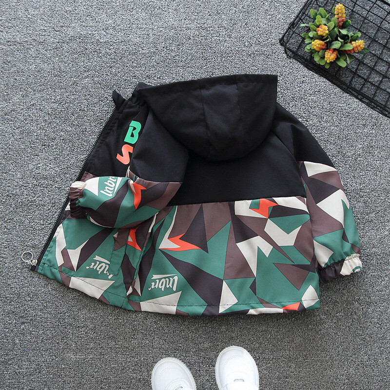 Jachete sport pentru băieți Uniforme de baseball Jachete pentru drumeții pentru copii Jachete de vânt cu glugă Fermoar Camping îmbrăcăminte exterioară caldă