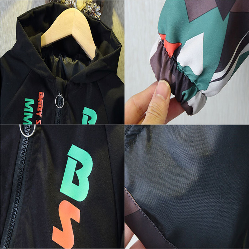 Jachete sport pentru băieți Uniforme de baseball Jachete pentru drumeții pentru copii Jachete de vânt cu glugă Fermoar Camping îmbrăcăminte exterioară caldă