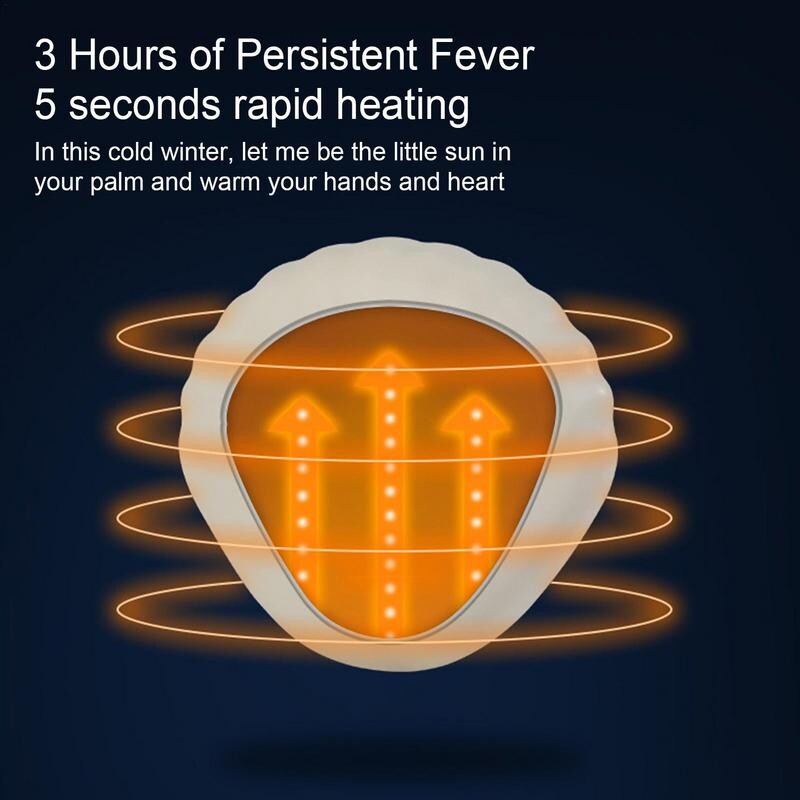 Džepni punjivi grijač 2400mAh Prijenosni grijač za ruke za muškarce i žene Udobne termalne stvari za zimu