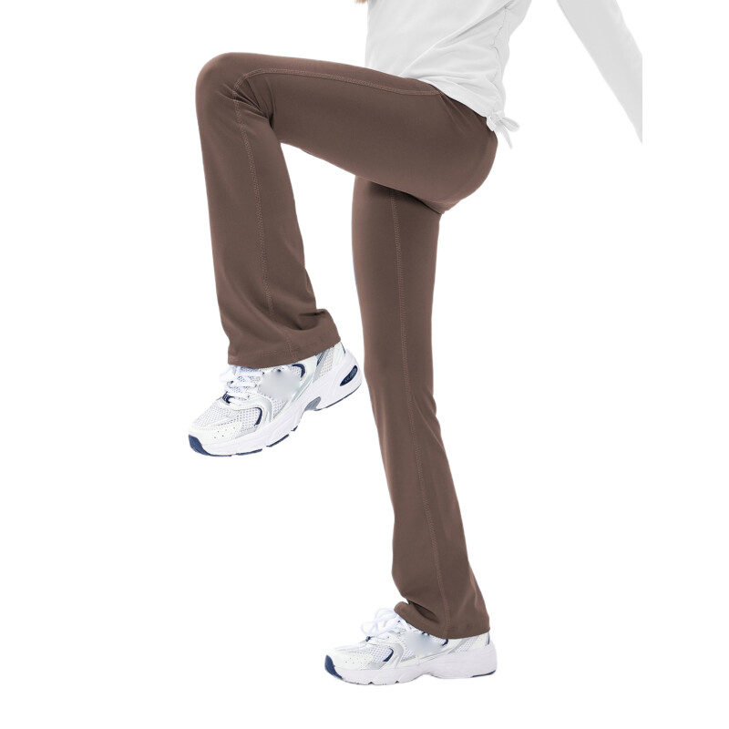 Detské ležérne dievčenské zvonové nohavice s vysokým pásom, roztomilé cvičebné tance, joga, zvonové nohavice, legíny, atletické strečové oblečenie preppy