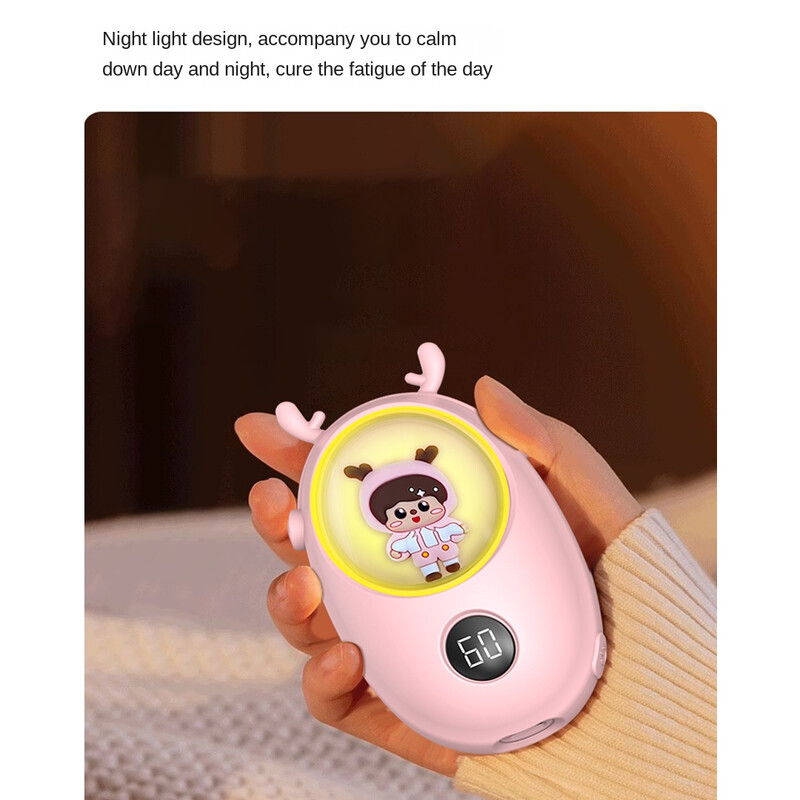 Rankų šildytuvas 3000 mAh Mielas nešiojamasis USB įkraunamas Vaikų šildytuvas Paprastas Mini Rankų Šildytuvas Karšta rankinė USB įkroviklis Rankų Šiltas