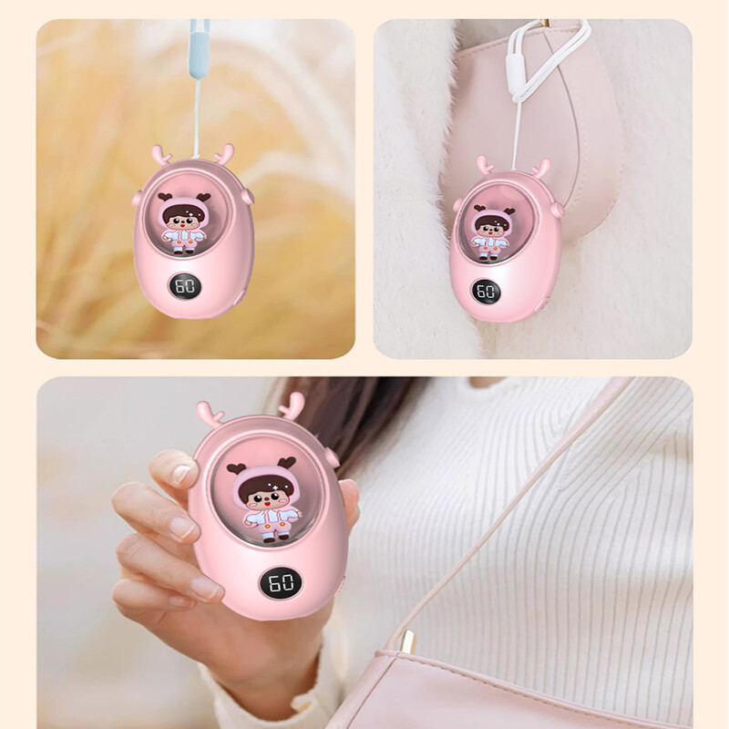 Rankų šildytuvas 3000 mAh Mielas nešiojamasis USB įkraunamas Vaikų šildytuvas Paprastas Mini Rankų Šildytuvas Karšta rankinė USB įkroviklis Rankų Šiltas